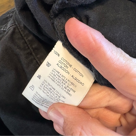 Vintage Versace Jeans Collection Pants Mens 32 Straight Logo Black Distressed - Picture 11 of 15